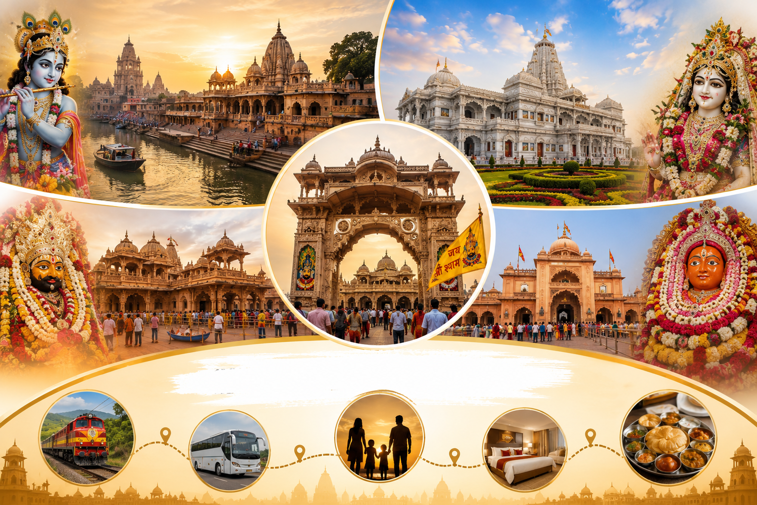 Mathura Vrindavan Khatu Shyam Salasar Tour Package