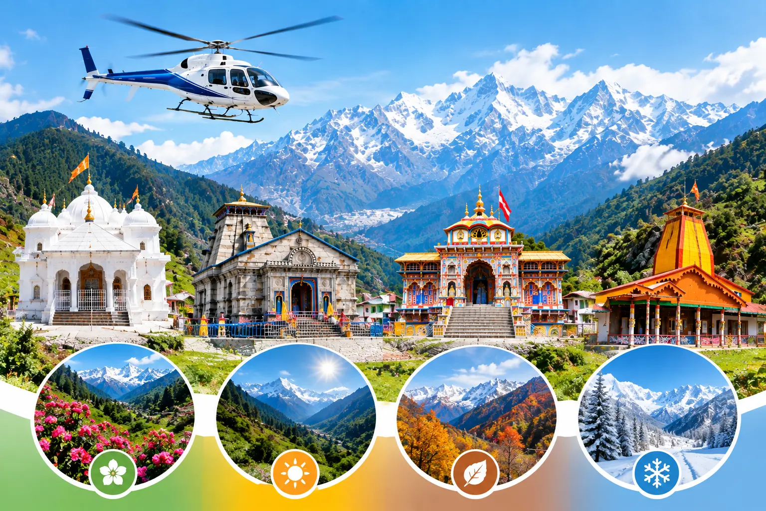 Best Time for Chardham Yatra by Helicopter