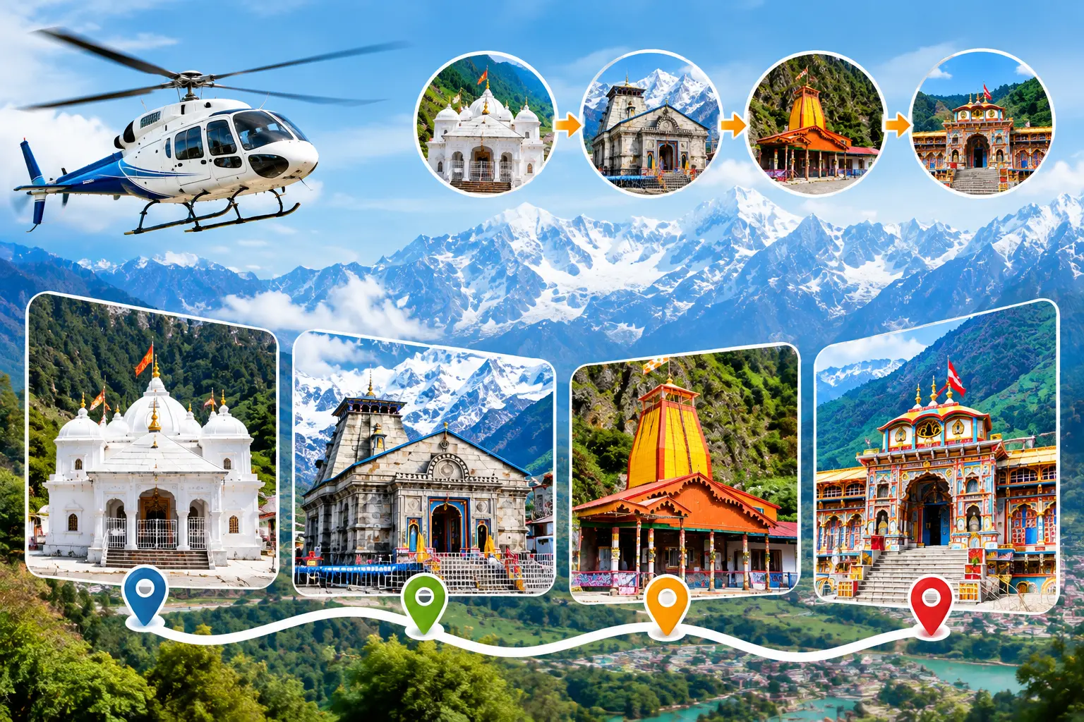 Chardham Yatra by Helicopter Itinerary
