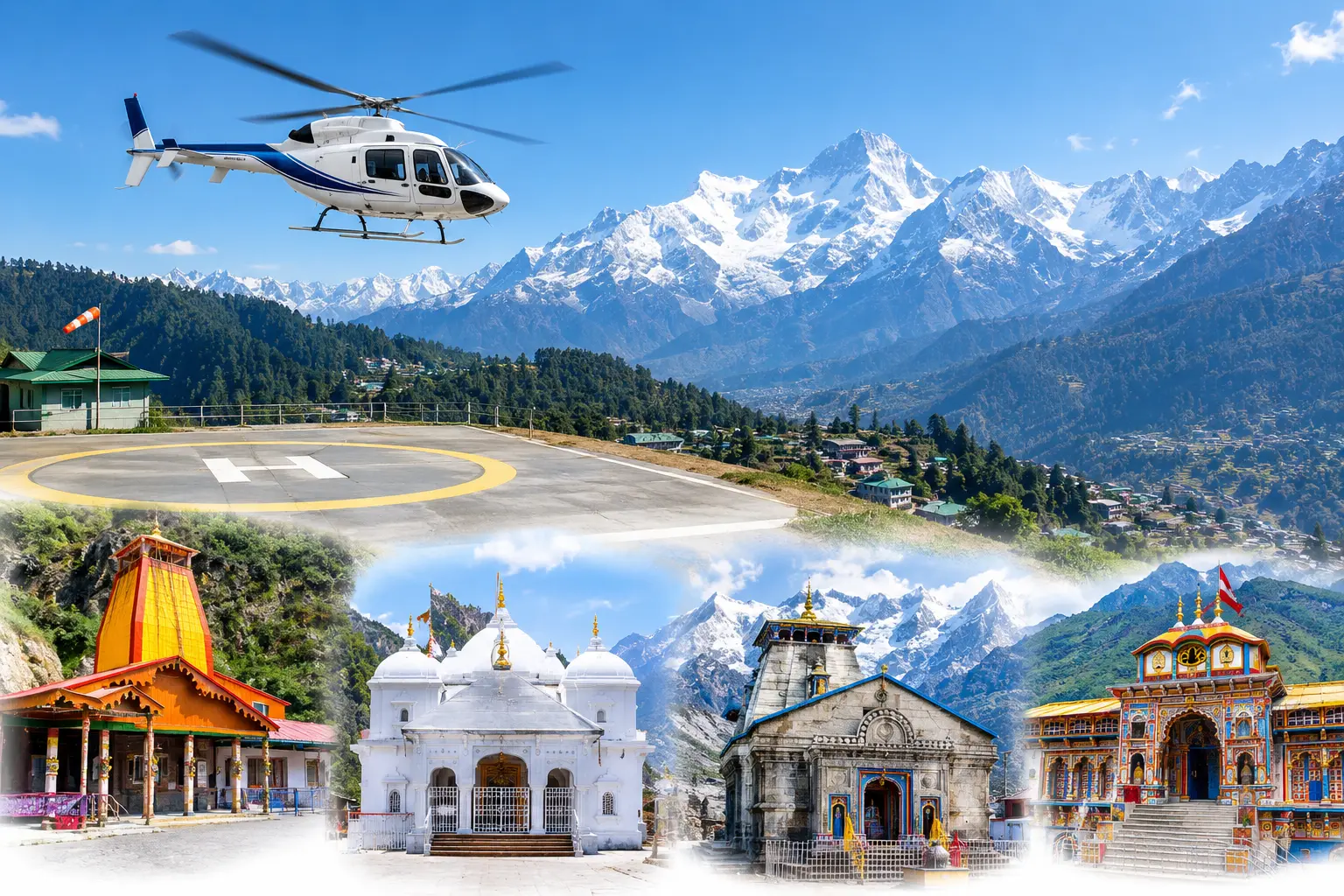 Chardham Yatra by Helicopter from Dehradun